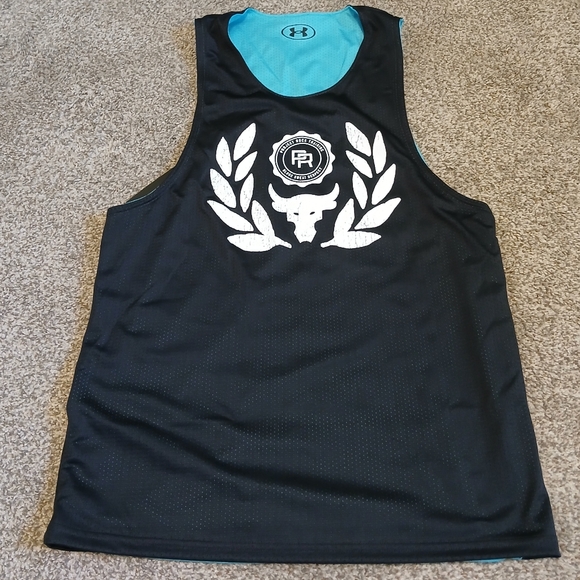 Under Armour Project Rock Training Reversible Tank Top Men's Size Small (NWT) - Picture 7 of 9